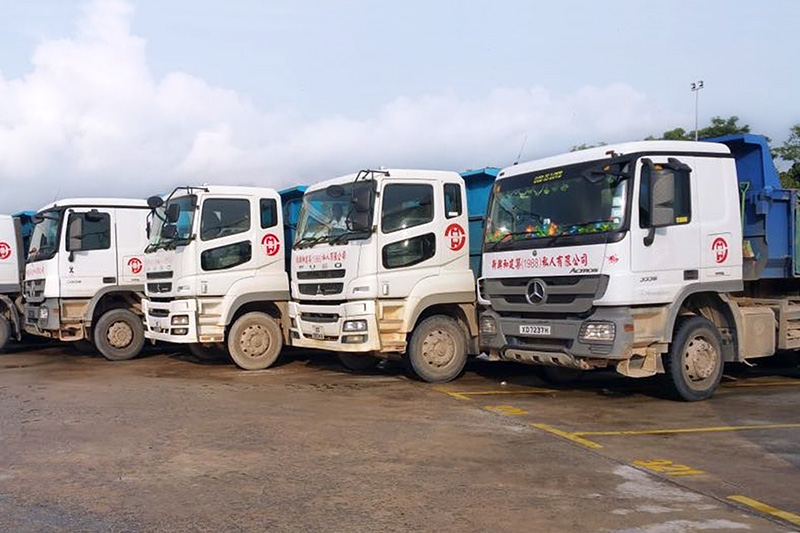 logistics 10ton tipper lorry